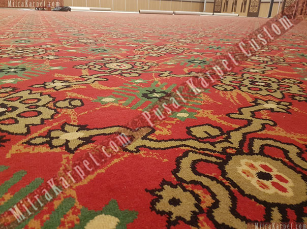 Corak Karpet Axminster Karpet Ballroom Hotel Makassar