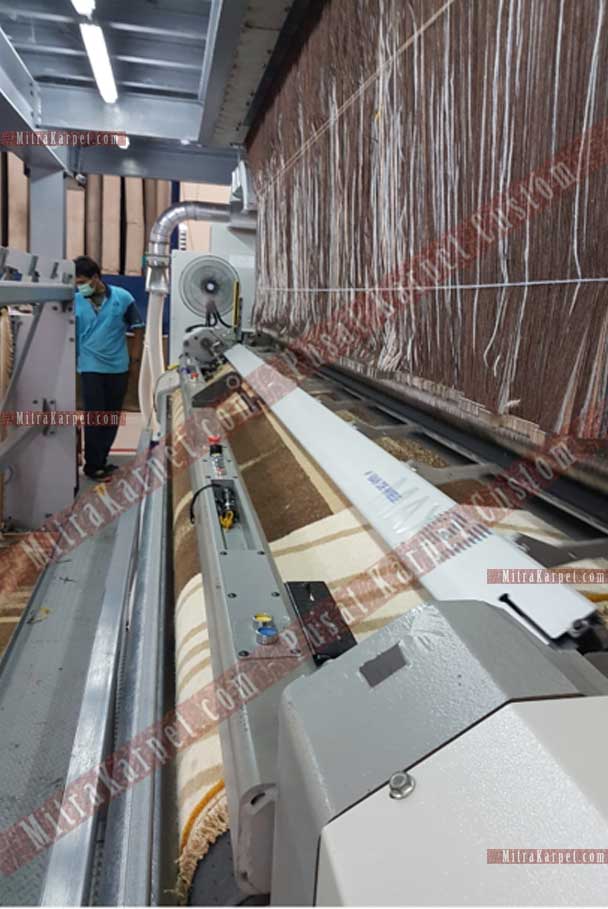 Proses Manufaktur Karpet Ballroom Bapindo Jakarta Axminster