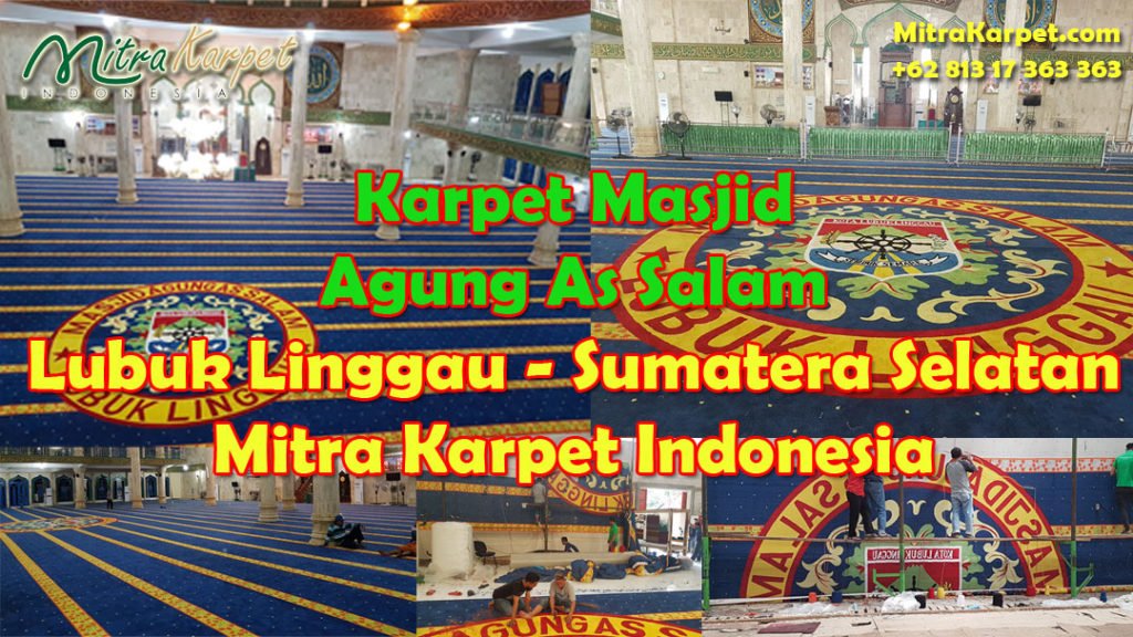 Karpet Masjid Agung As Salam Lubuk Linggau Sumatera
