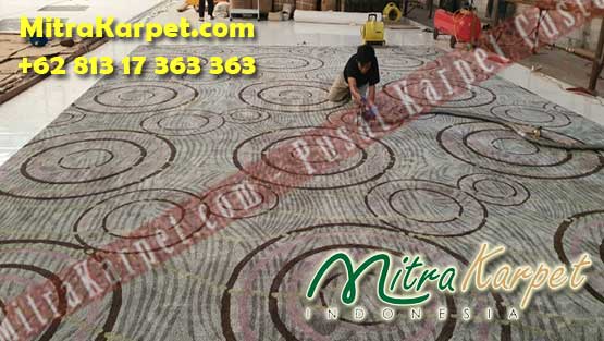 finishing karpet custom kantor bupati cianjur